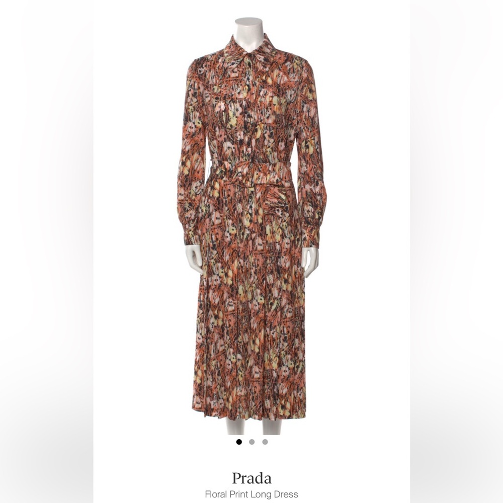 Prada floral maxi dress